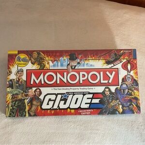 Monopoly G.I. Joe Collector's Edition Board Game - Red/Blue unopened